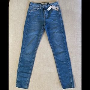 Topshop Moto Jamie high waist ankle grazer jean